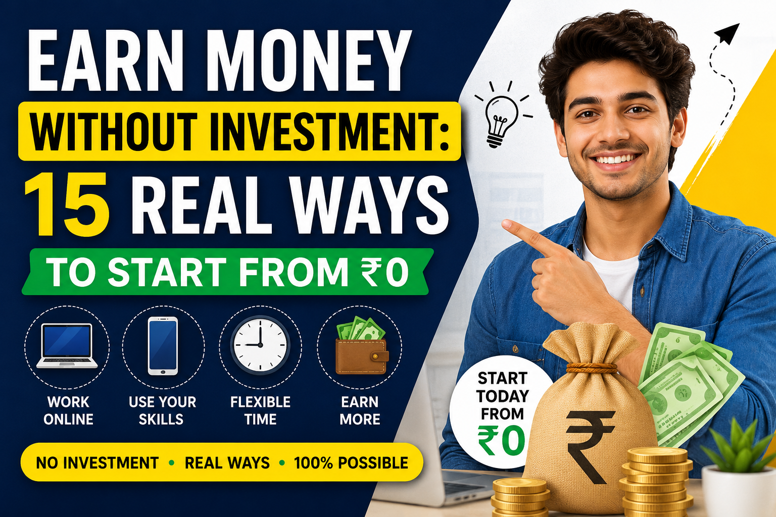 earn money without investment