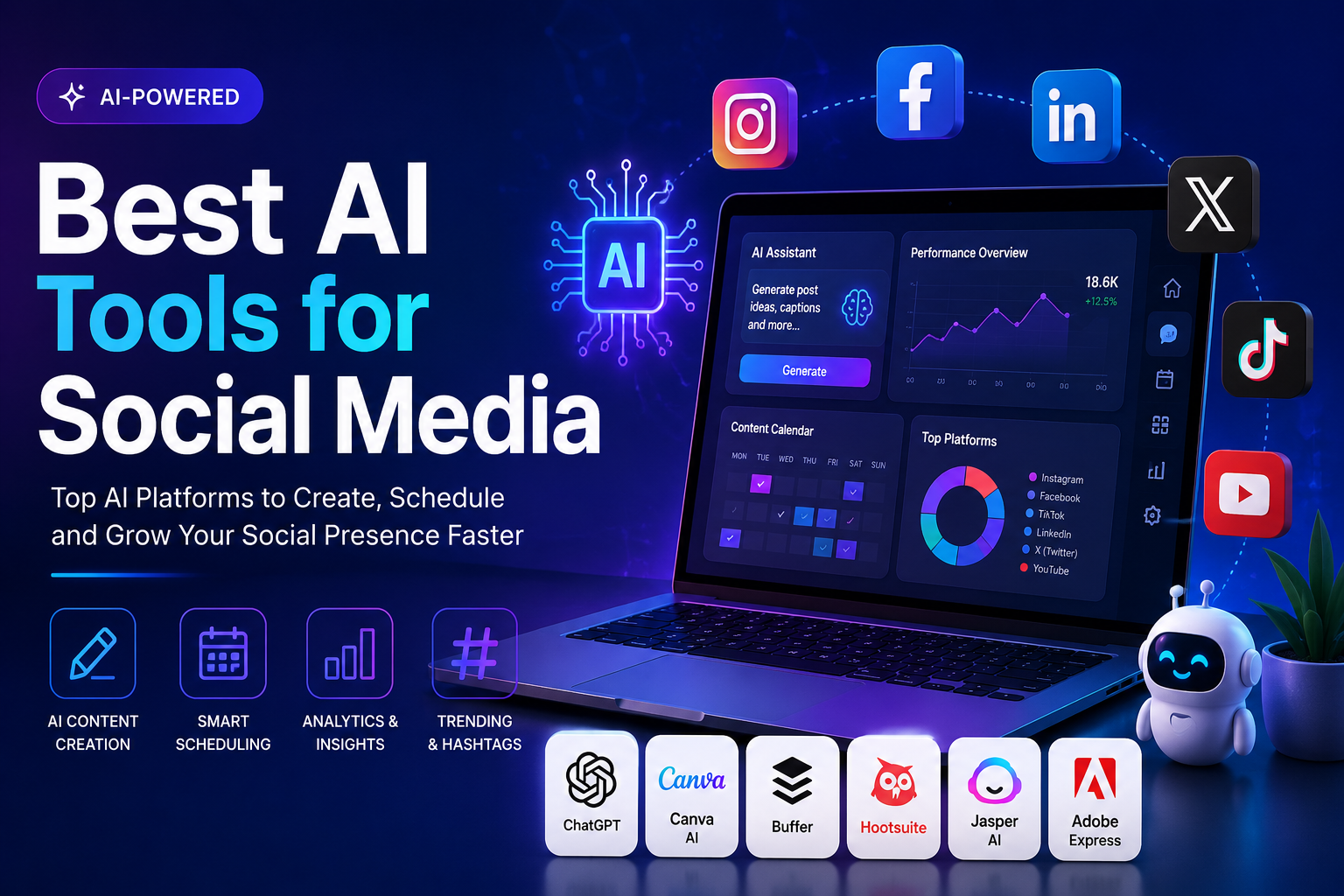 Best AI Tools for Social Media