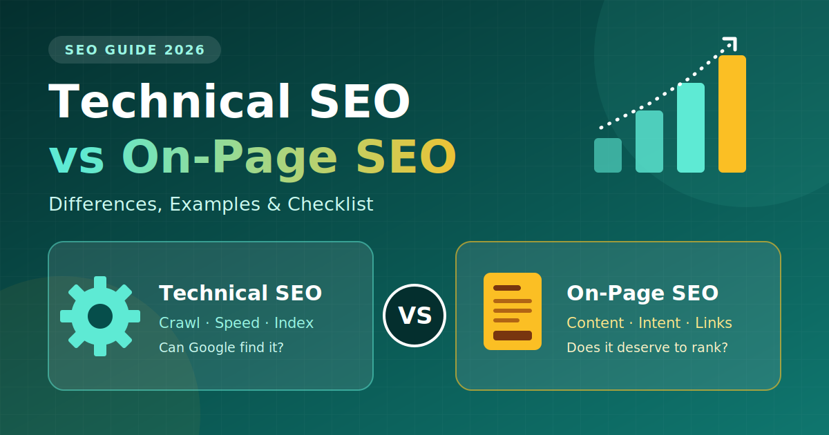 Technical SEO vs On-Page SEO