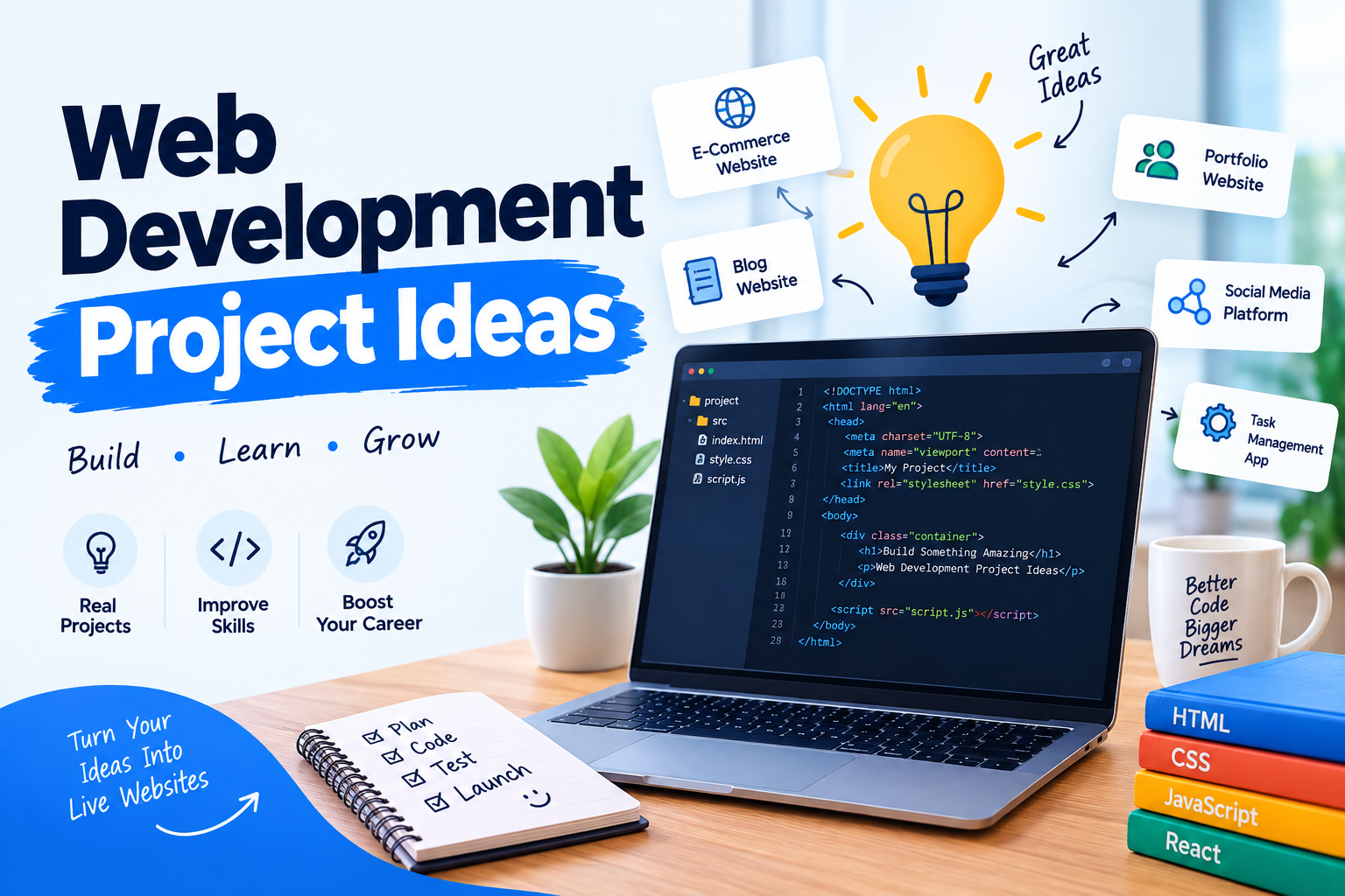 web development project ideas​